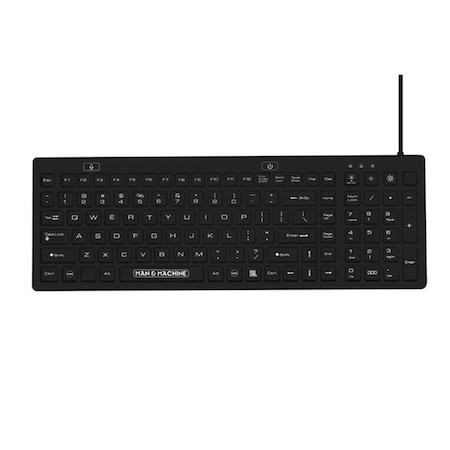 Man & Machine ITSC-B5 C3 Planet Its Cool Keyboard, Black MA336868